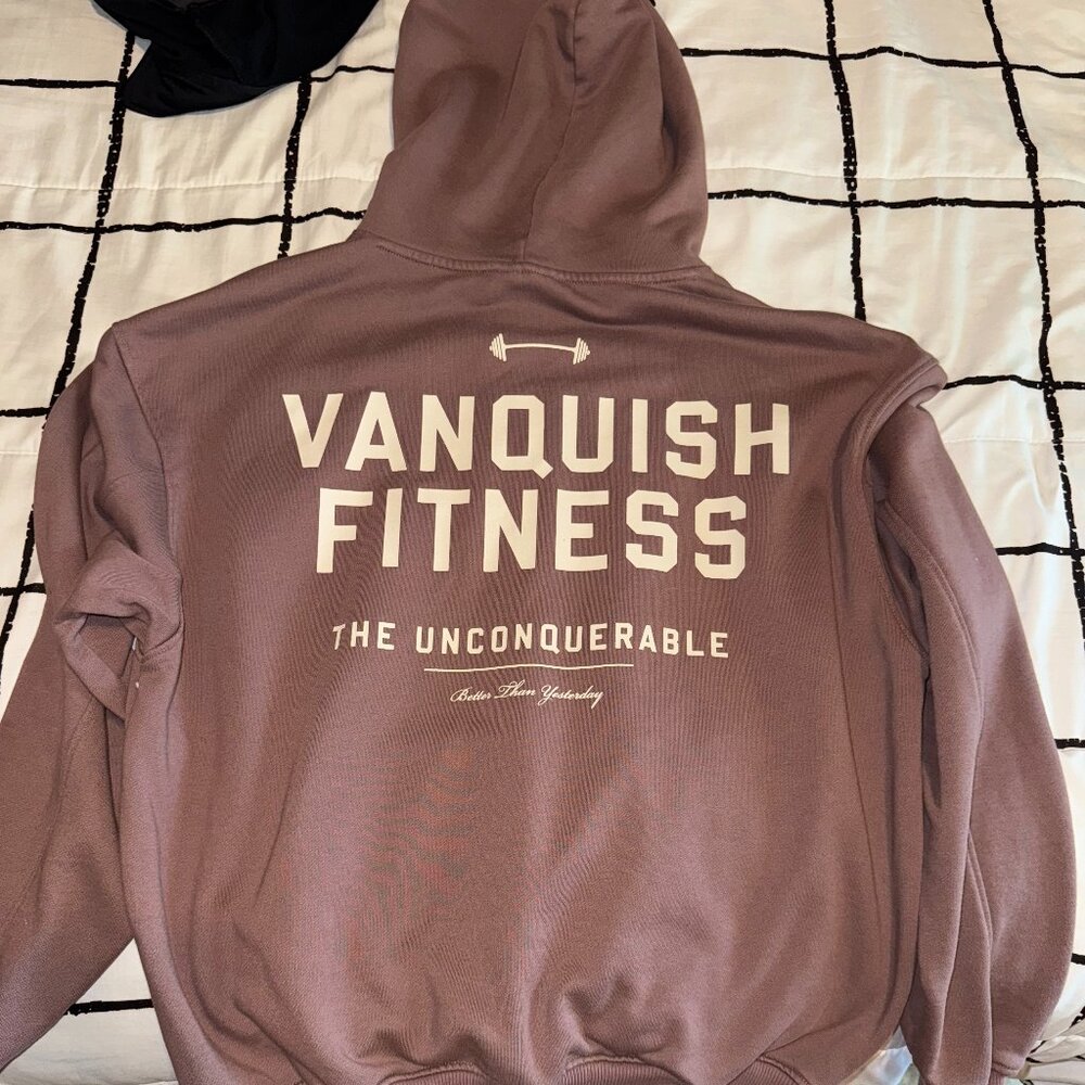 Vanquish Essential Brown Oversized Pullover Hoodie - image 2